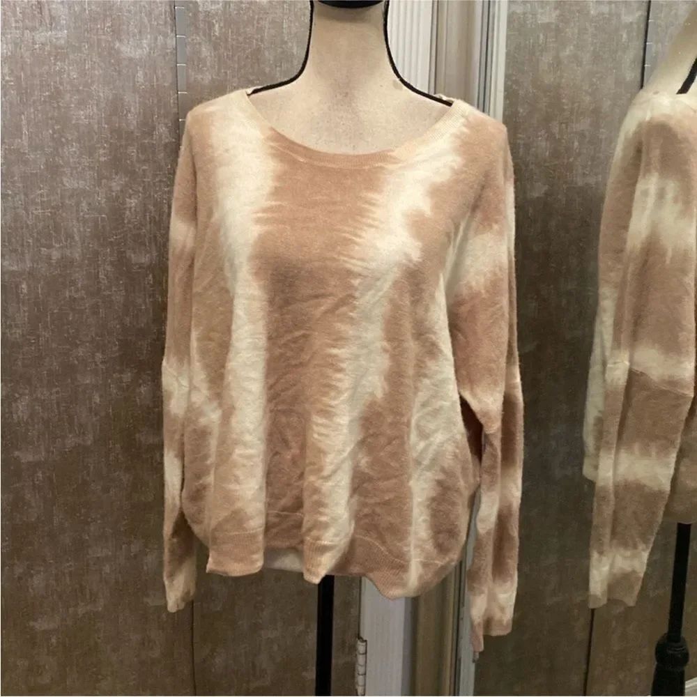 Torn by Ronny Kobo Beige and Cream Knit